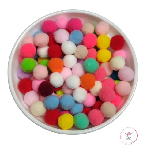 Pompom Bolinha Sortido ref. 31 - 1,5cm (250 Unidades) - comprar online