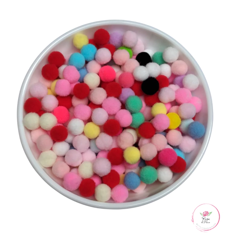 Pompom Bolinha Sortido ref. 20 - 1cm (250 Unidades) - comprar online