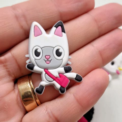 Aplique Gato Gabby emborrachado 2,8cm (1 unidade) - comprar online