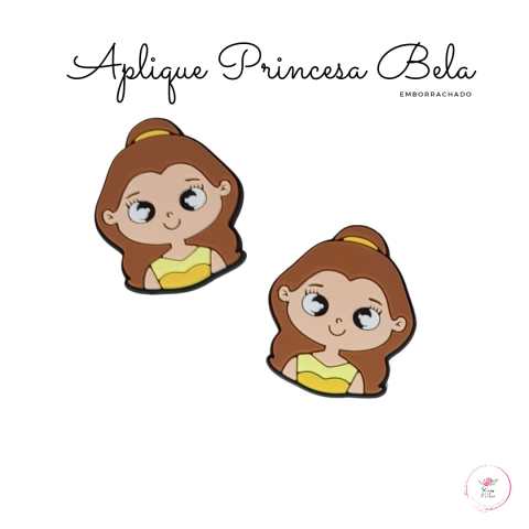 Aplique Princesa Bela emborrachado