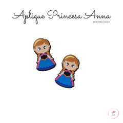 Aplique Princesa Anna corpinho emborrachado