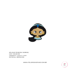 Aplique Princesa Jasmine emborrachado - comprar online