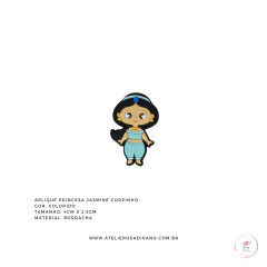 Aplique Princesa Jasmine corpinho emborrachado - comprar online