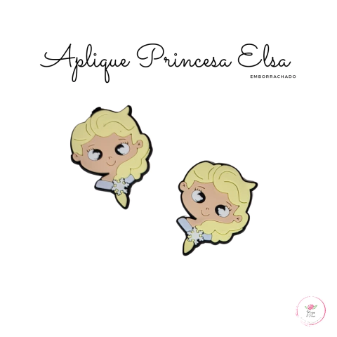 Aplique Princesa Elsa emborrachado
