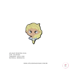 Aplique Princesa Elsa emborrachado - comprar online
