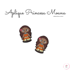 Aplique Princesa Moana corpinho emborrachado