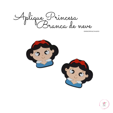 Aplique Princesa Branca de Neve emborrachado