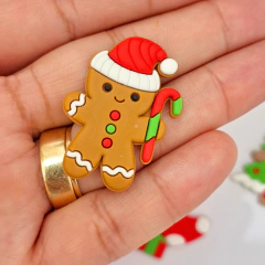 Apliques Natalinos emborrachados (1 unidade) - Atelie Rosa di Pano