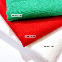 Kit Tecido Linho Natal 20x25cm - comprar online