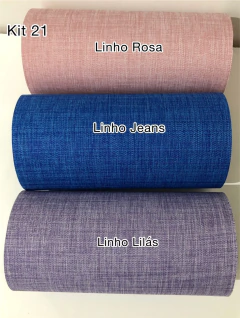 Kit Lonita 15x24cm (3 Cores | 1 de cada) - Atelie Rosa di Pano