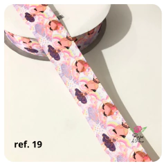 Fita gorgurão Estampada chinesinha - 38mm (5 metros) - comprar online