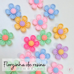 Florzinha de Resina ref. 41 (10 unidades) Sortidas - comprar online