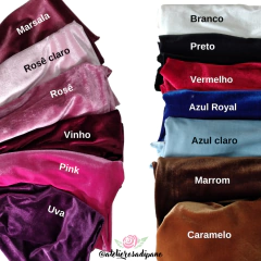 Tecido Veludo 50x70 cm (1 unidade) na internet