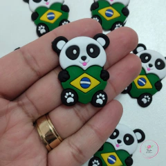 Aplique Emborrachado Urso bandeira do Brasil (1 unidades) - comprar online