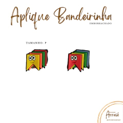 Aplique Bandeirinha - 3cm (1 unidade) na internet
