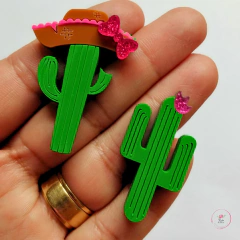 Aplique Cacto com chapéu 4,5cm (2 unidade) - comprar online