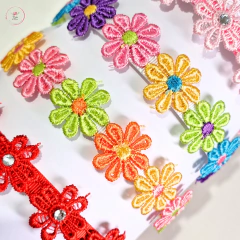 Florzinha de Guipir - 2,5cm (1 metro) - comprar online