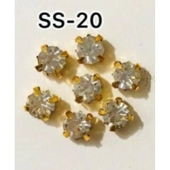 Strass de Costura Pacote com (50 unidades) - Atelie Rosa di Pano