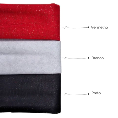 Tecido Tule Glitter 25x48cm (1 unidade) na internet