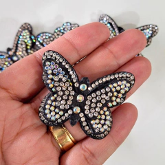Aplique Borboleta Feltro com Strass na internet