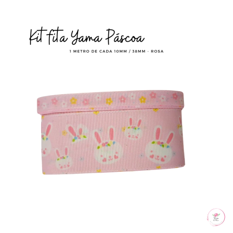 Kit Fita Yama Páscoa Rosa (2 metros) - 1 metro de cada