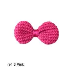 Lacinho de Crochê (4cm) - 6 unidades - Atelie Rosa di Pano