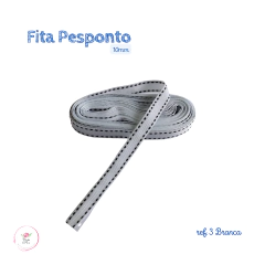 Fita Pesponto Escolar Importada 10mm (3 metros) - Atelie Rosa di Pano