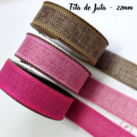 Fita de Juta 22mm - (Rolo com 3 metros)