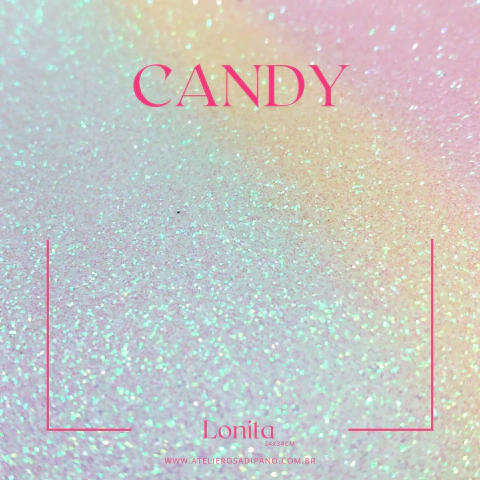 Lonita Glitter Colorido (24X34cm) 1 unidade - comprar online