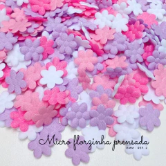 Micro florzinha prensada 13mm - loja online