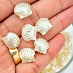 Miçanga Concha do Mar cor Pérola 10mm (50 unidades) - comprar online