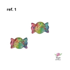 Aplique Balinha de Acrílico - 3,5cm (2 unidade) - comprar online