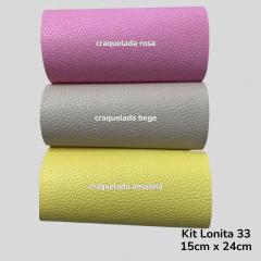 Kit Lonita 15x24cm (3 Cores | 1 de cada) - Atelie Rosa di Pano