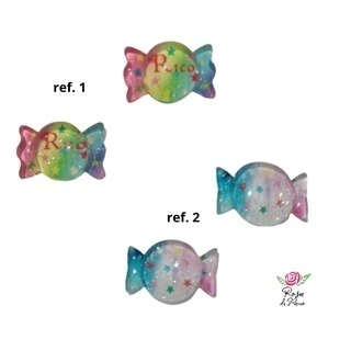 Aplique Balinha de Acrílico - 3,5cm (2 unidade)