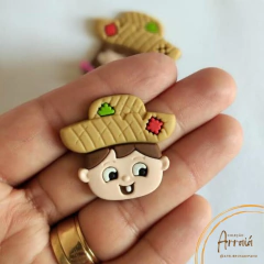 Aplique Carinha Caipira 3cm (1 unidade) - comprar online