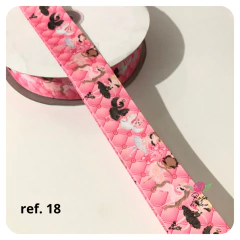 Fita gorgurão Estampada chinesinha - 38mm (5 metros) na internet