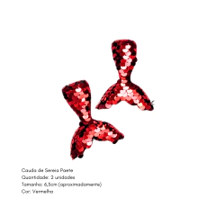 Cauda de Sereia Paete 6,5cm ( 2 unidades) - comprar online