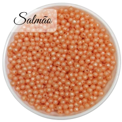 Pérola sextavada 6mm (50 gramas) - Atelie Rosa di Pano