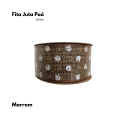Fita de Juta POA 38mm (3 metros) - Atelie Rosa di Pano