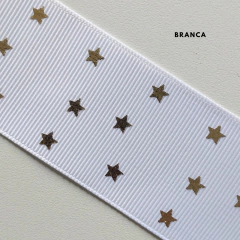 Fita Gorgurão Estrela Dourada MODELO 1 - 38 mm na internet