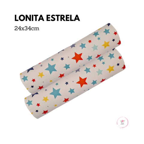 Lonita Estrelas coloridas 24x34cm (1 unidade) - comprar online