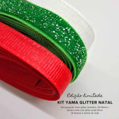 Kit Fita Yama Glitter NATAL 10mm (6 metros) 2 metros de cada - comprar online