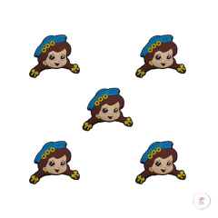 Aplique emborrachado Junino Yama Menina Girassol na internet