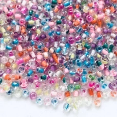 Miçangão Transparente com Miolo Colorido (50 gramas) - comprar online