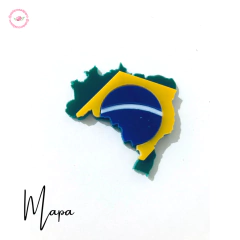 Aplique Bandeira Brasil Copa do mundo (1 unidade) na internet