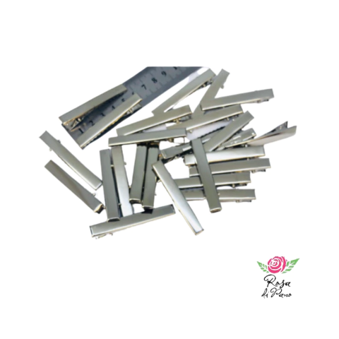 Bico de pato Jacaré Base Reta 5,5cm (50 UNIDADES)