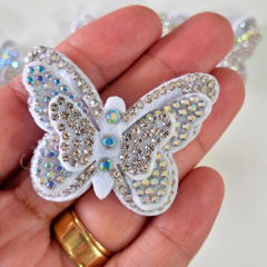 Imagem do Aplique Borboleta Feltro com Strass
