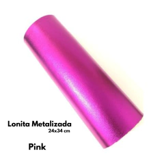Lonita Metalizada 24x34cm (1 unidade) - Atelie Rosa di Pano