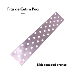 Fita de Cetim Poa 38mm - (10 metros) - loja online
