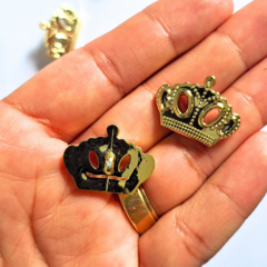 Botão mini coroa 24mm x 18mm - modelo 31 (2 unidades) - comprar online